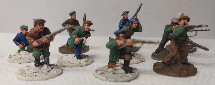 Painting Commission: Some Partisans and a 1/2 Track